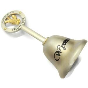 Wyoming America's Frontier Days Eagle Collectible Metal Souvenir Bell Spinner